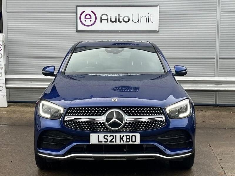 Used Mercedes GLC300 AMG line 2021 Blue Coupe