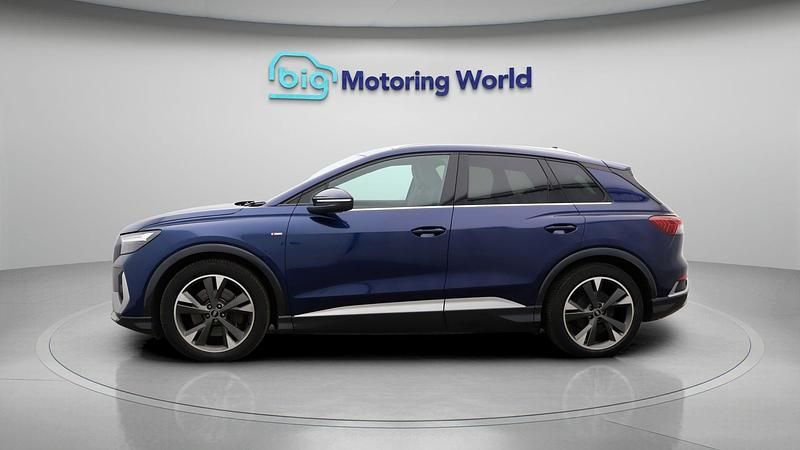 Used Audi Q4 e-tron S-Line 150 kW (204 HP) 2021 Blue SUV