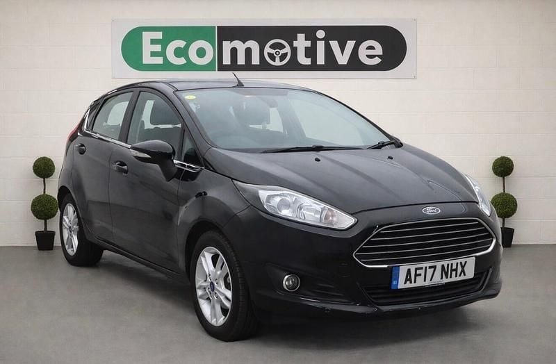 Used Ford Fiesta Zetec 2017 Black Hatchback