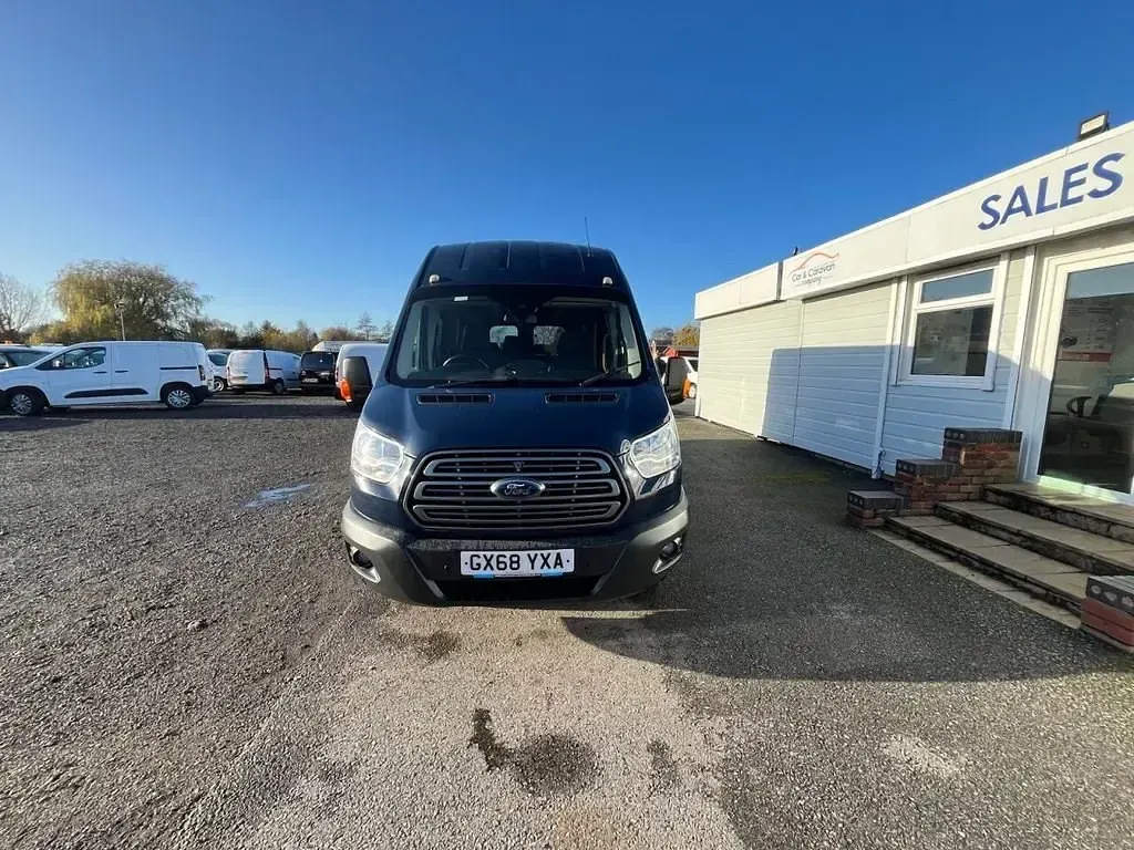 Second-hand Ford Transit Trend 123 CP (90 kW) 2018 Albastru