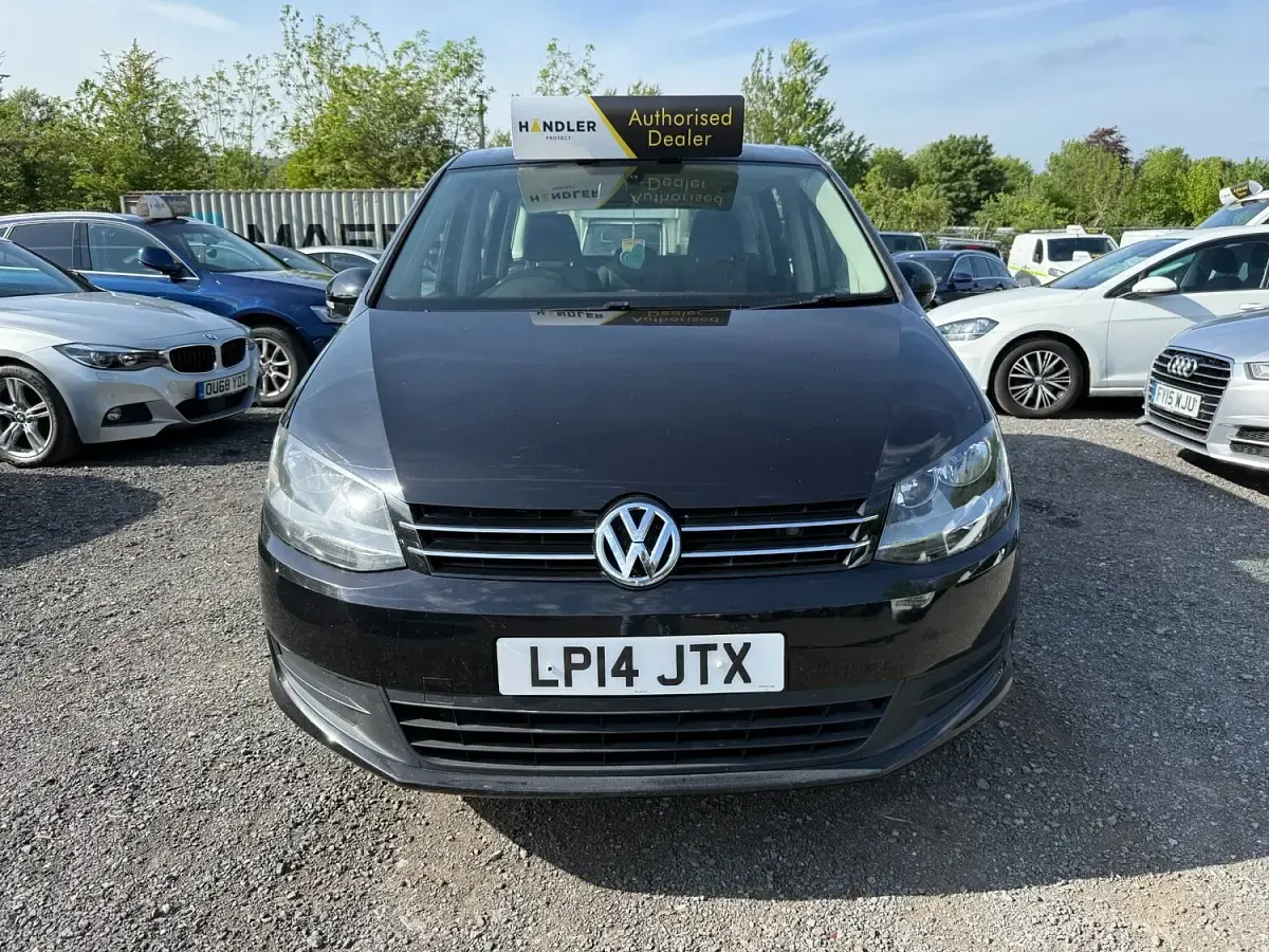 Used VW Sharan S 140 HP (102 kW) 2014 Black MPV