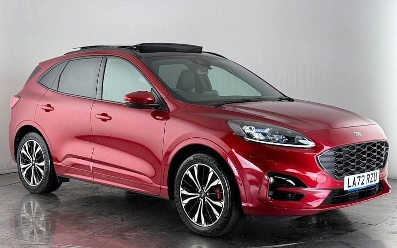 Red Used 2022 Ford Kuga ST-Line X SUV | £21,950 (Fair price) - Image 1/3