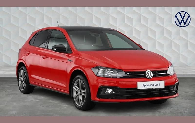 Used VW Polo R-line 115 HP (84 kW) 2020 Red Hatchback