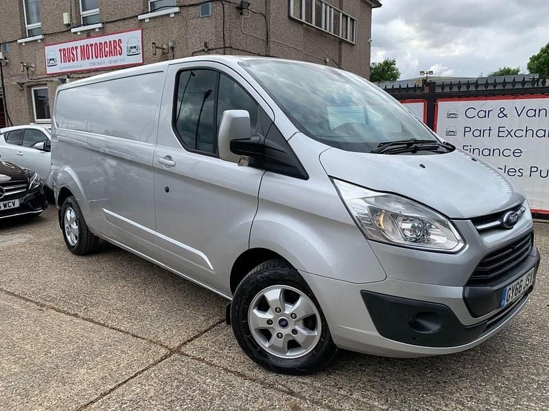 Silver Used 2016 Ford Transit Custom Limited Van | £9,995 (A bit pricey) - Image 1/4
