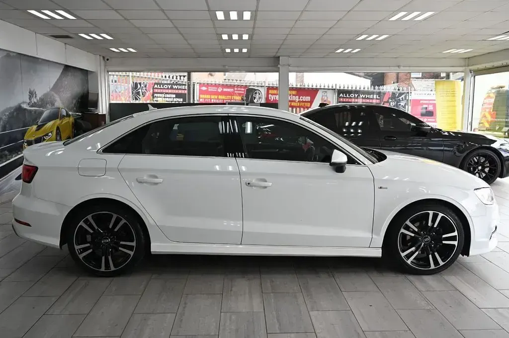 Used Audi A3 S-Line 150 HP (110 kW) 2016 White Sedan