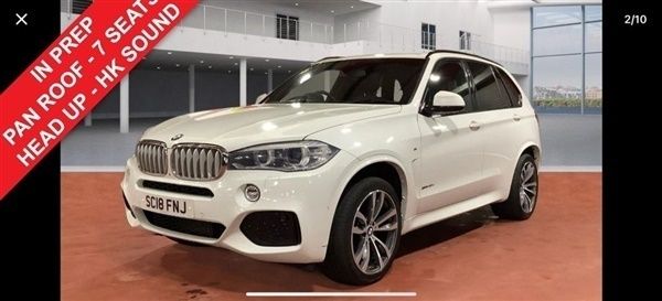 White Used 2018 BMW X5 M Sport SUV | £30,449 (Expensive) - Image 1/1