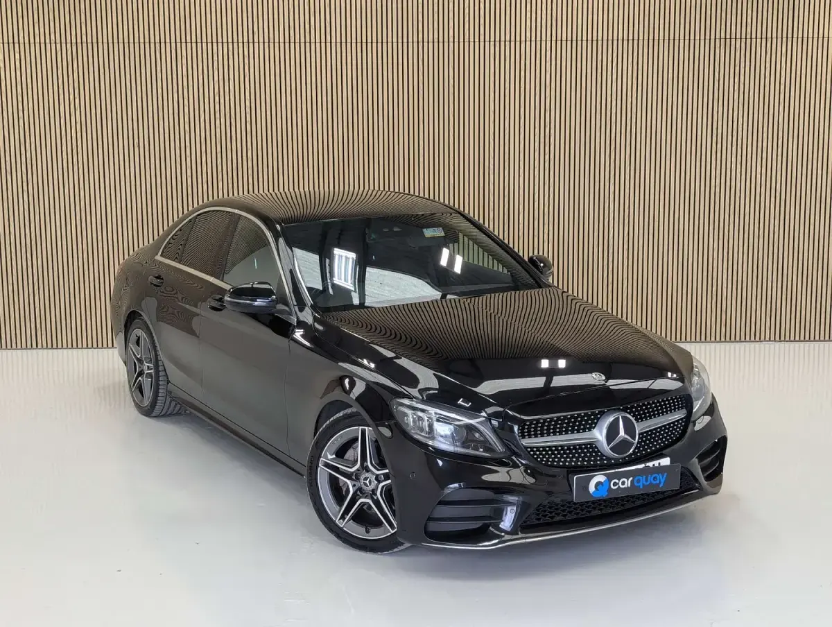 Used Mercedes C220 AMG Line Premium 194 HP (142 kW) 2021 Black Sedan