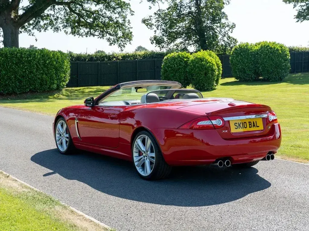 Used Jaguar XKR 510 HP (375 kW) 2010 Red Cabriolet