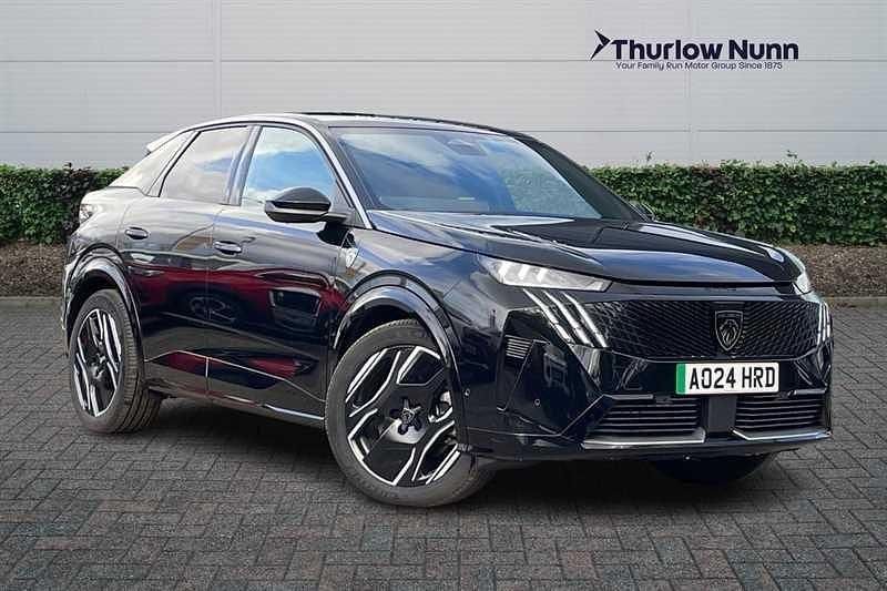 Black Used 2024 Peugeot e-3008 GTi SUV | £41,499 - Image 1/4
