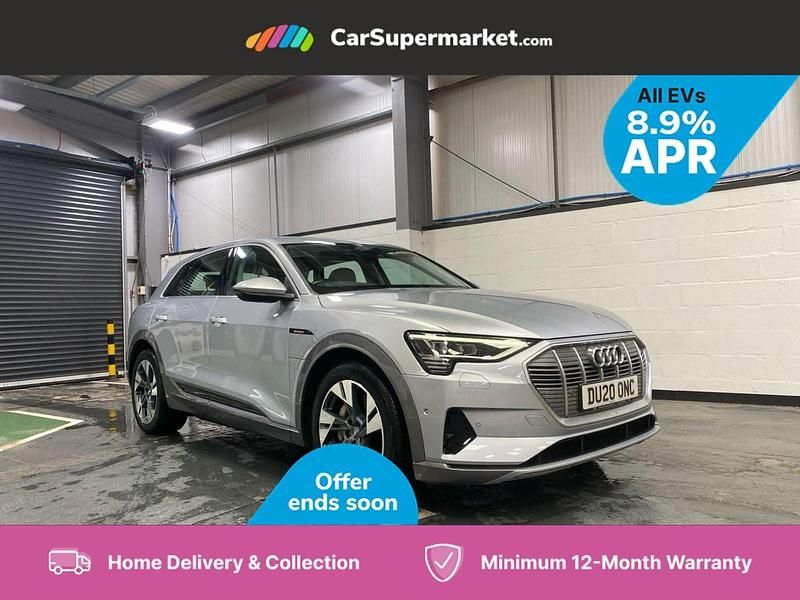 Silver Used 2020 Audi e-tron SUV | £22,197 (A bit pricey) - Image 1/3