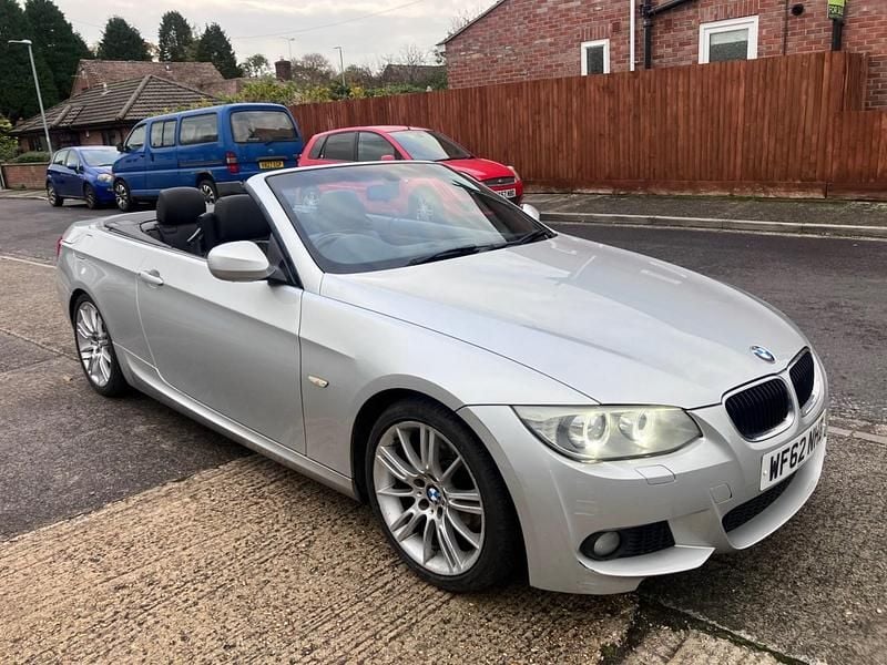 Silver Used 2012 BMW 320 Cabriolet M Sport Cabriolet | £3,495 (Good price) - Image 1/4