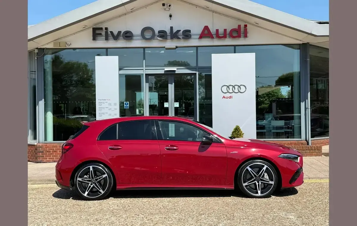 Used Mercedes A35 AMG Premium 301 HP (221 kW) 2024 Red Hatchback