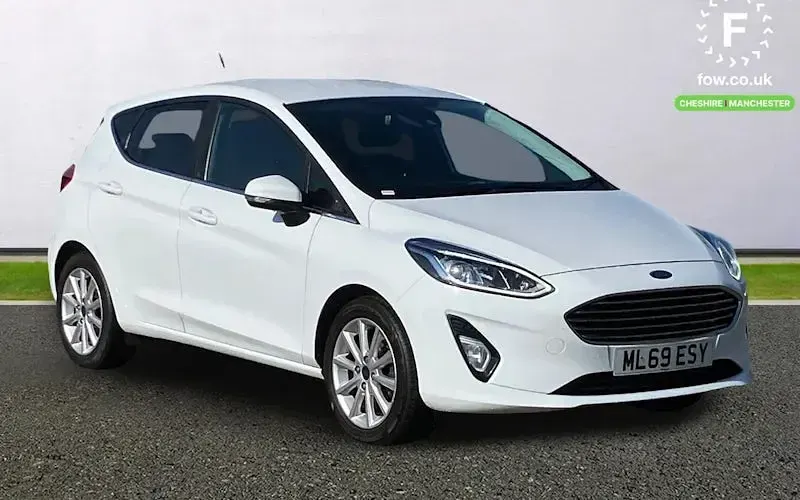 Usado Ford Fiesta Titanium 125 HP (91 kW) 2019 Branco Citadino