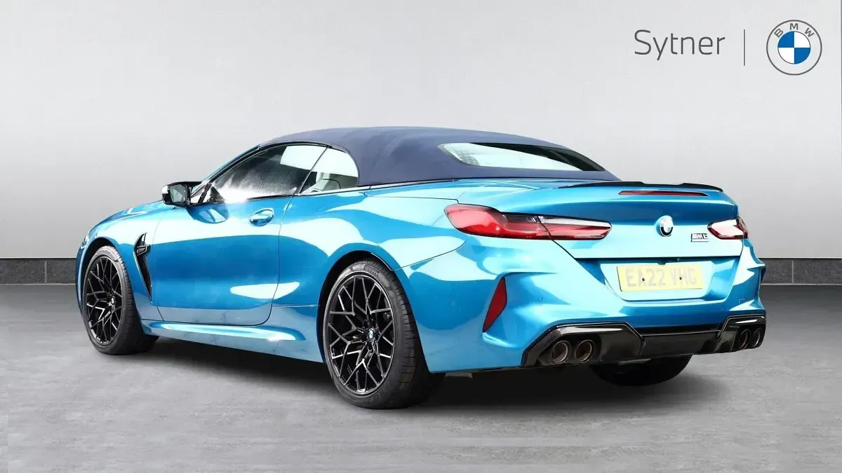 Used BMW M8 Competition Edition 616 HP (453 kW) 2022 Blue Cabriolet
