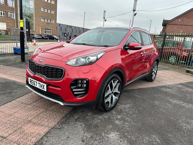 Used Kia Sportage GT-Line S 177 HP (130 kW) 2017 Red SUV
