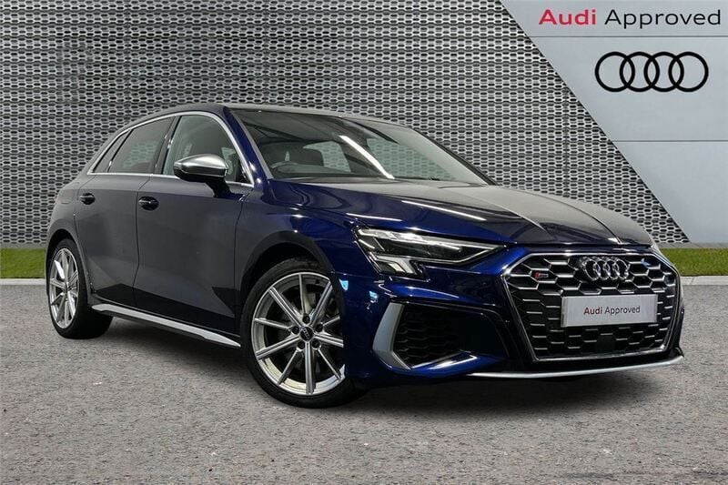 Blue Used 2022 Audi S3 Comfort Hatchback | £31,702 (Fair price) - Image 1/3