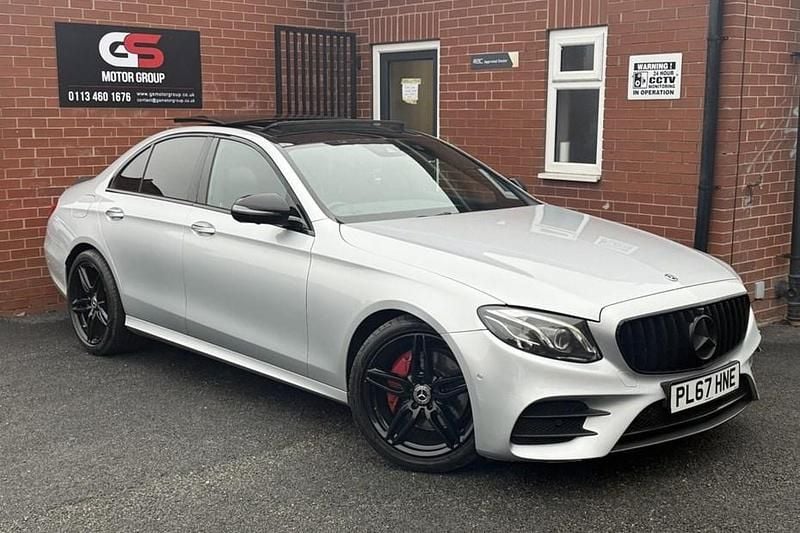Silver Used 2017 Mercedes E350 AMG line Sedan | £17,790 (Expensive) - Image 1/1