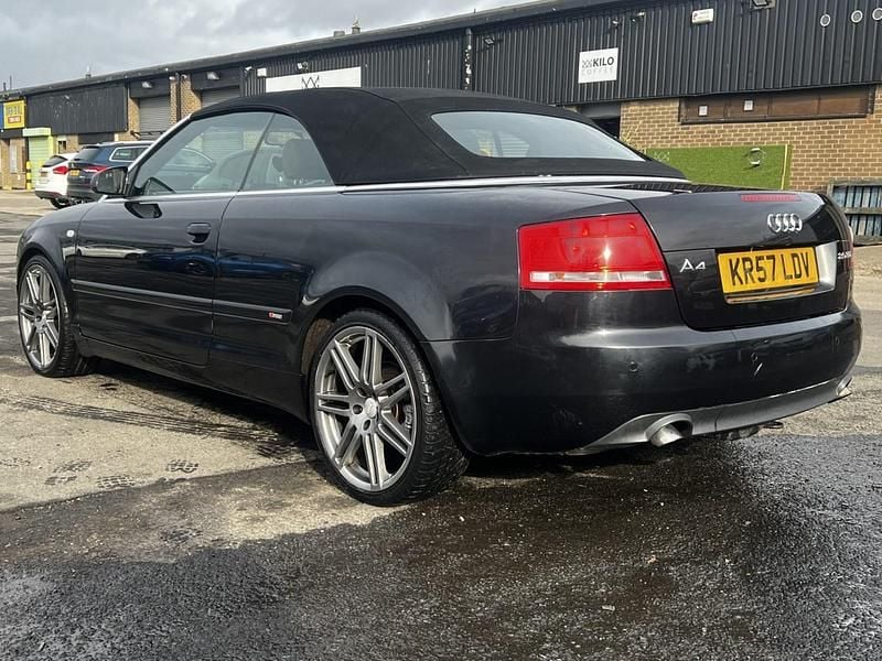 Used Audi A4 Cabriolet S-Line 2008 Black Cabriolet