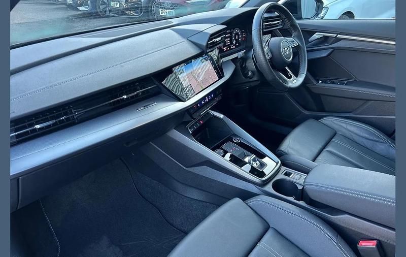 Used Audi A3 S-Line 150 HP (110 kW) 2023 Black Sedan