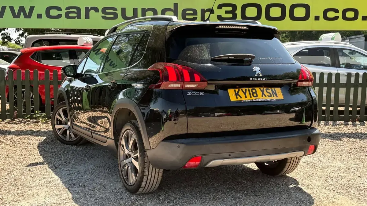 Used Peugeot 2008 Allure 110 HP (80 kW) 2018 Black SUV