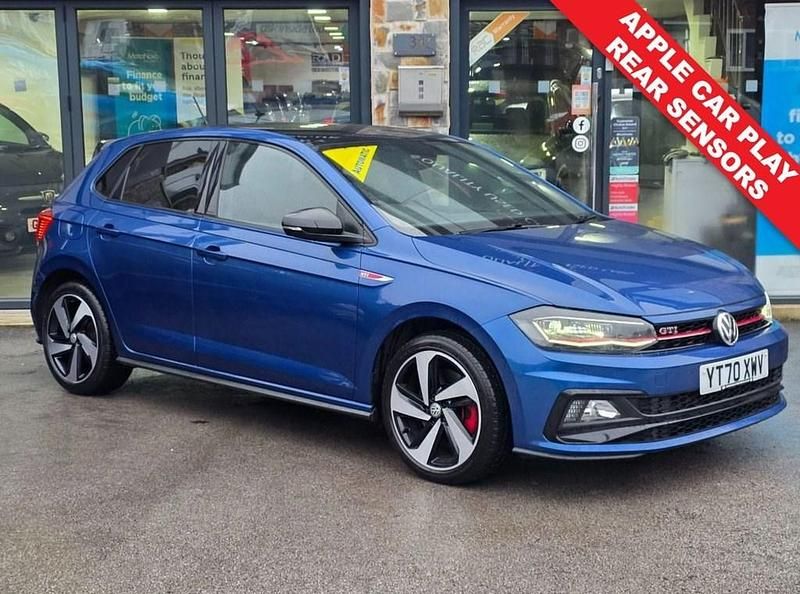 Used VW Polo GTI 207 HP (152 kW) 2020 Blue Hatchback
