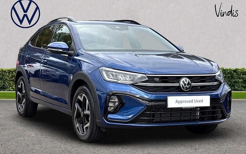 Blue Used 2024 VW Taigo R-line SUV | £24,904 (Expensive) - Image 1/4