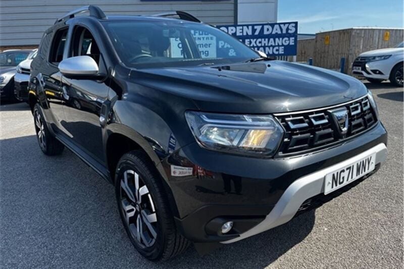 Black Used 2022 Dacia Duster Prestige SUV | £9,795 (Fair price) - Image 1/4