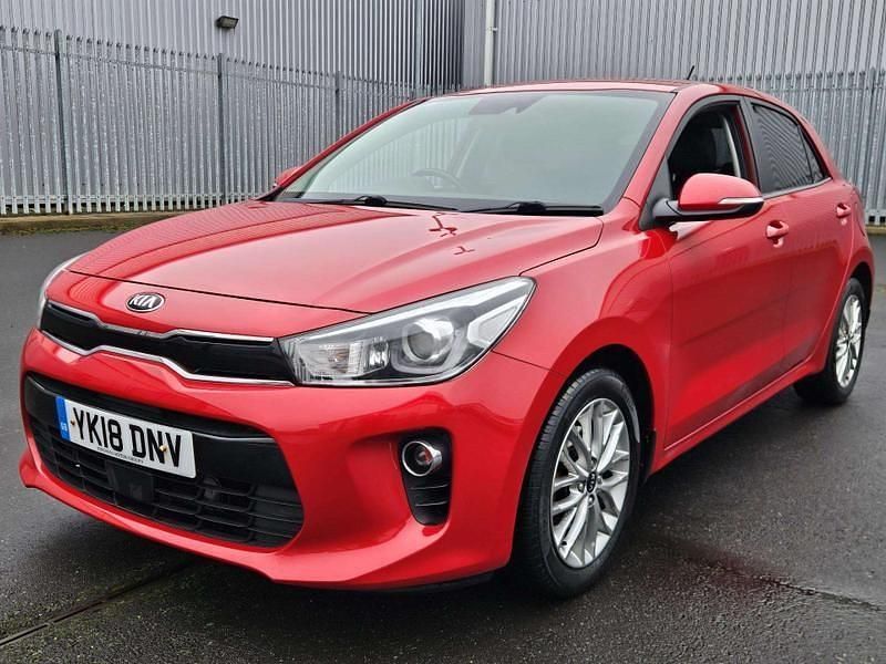 Used Kia Rio 2018 Red Hatchback