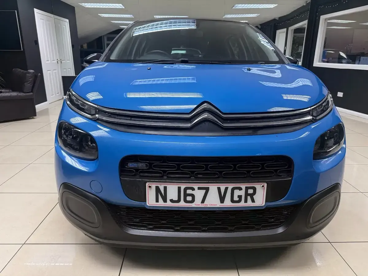 Used Citroën C3 Feel 110 HP (80 kW) 2017 Blue Hatchback
