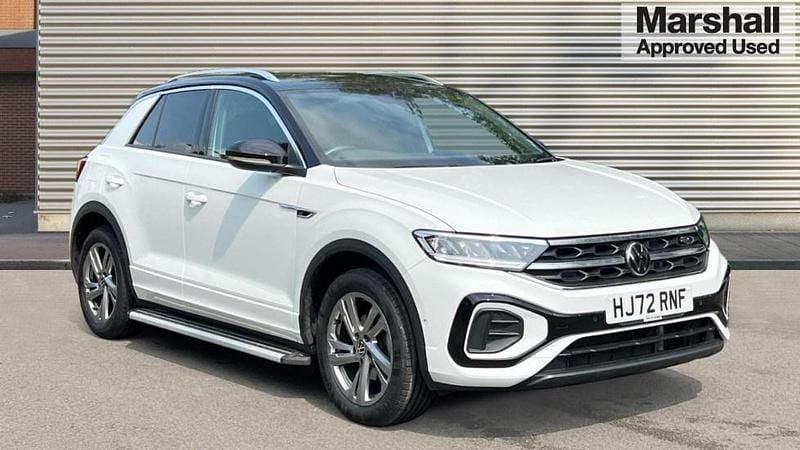 White Used 2022 VW T-Roc R-line SUV | £23,015 (Fair price) - Image 1/4
