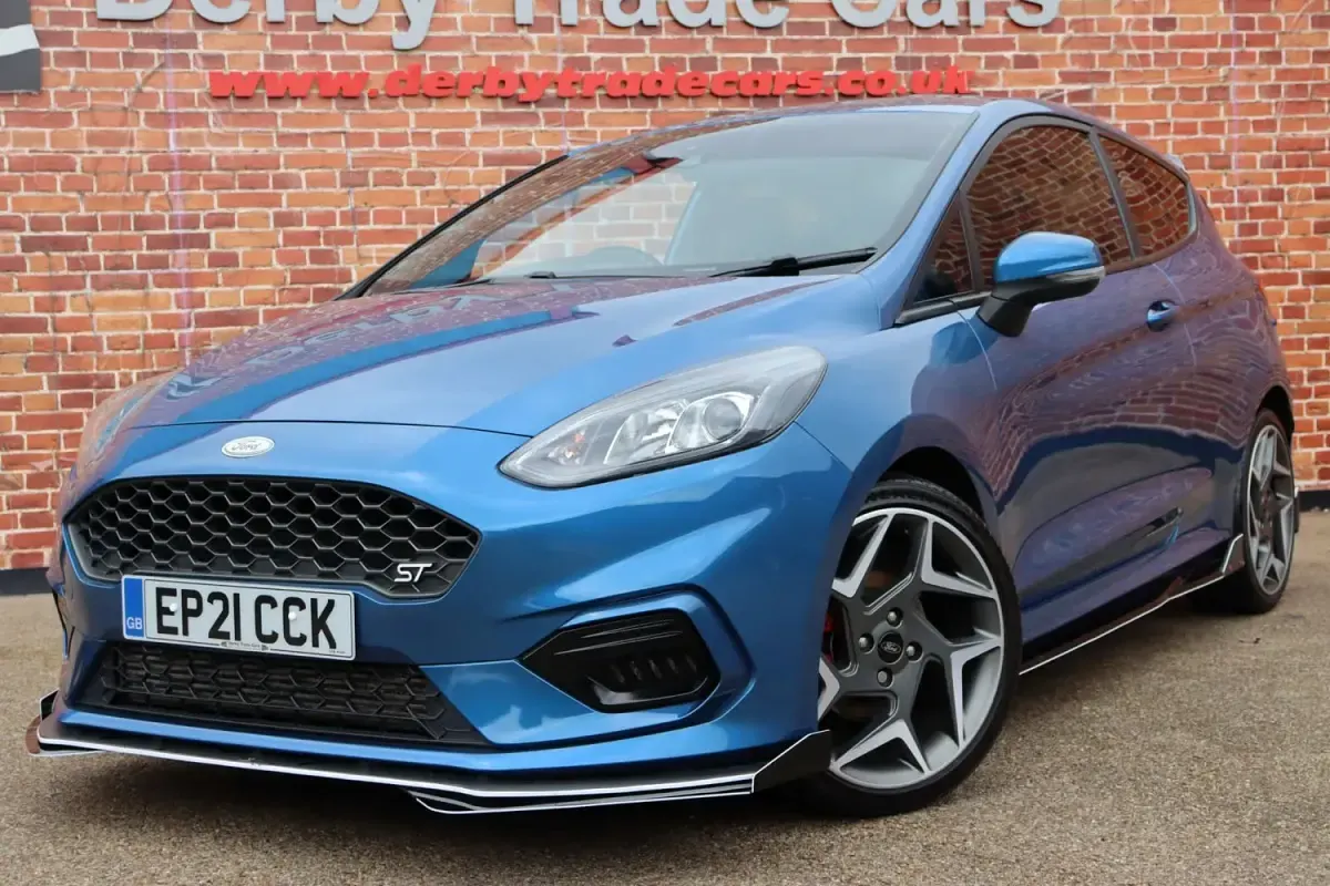 Second-hand Ford Fiesta ST 200 CP (147 kW) 2021 Albastru Hatchback