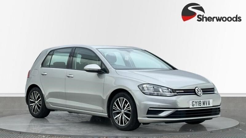 Silver Used 2018 VW Golf VII SE Hatchback | £15,790 (Fair price) - Image 1/4