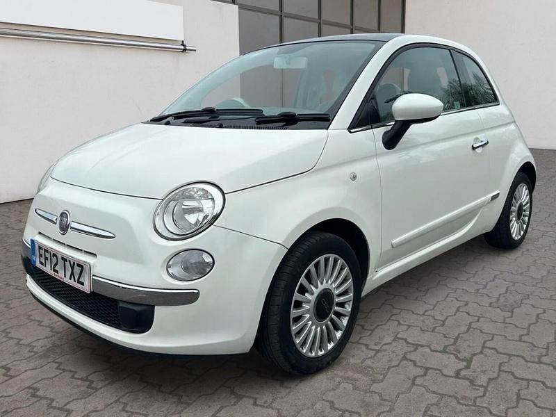 Used Fiat 500 Lounge 69 HP (50 kW) 2012 White Hatchback