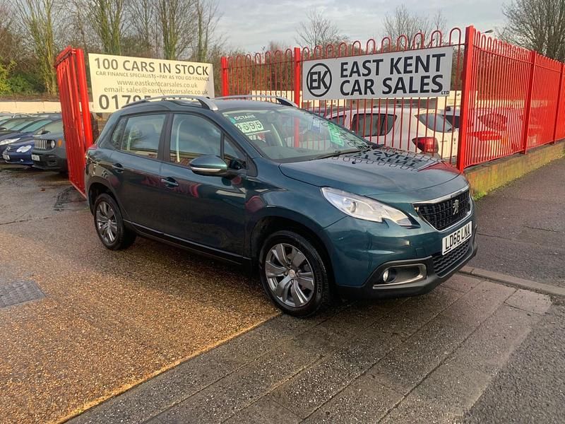Green Used 2016 Peugeot 2008 Active SUV | £3,850 (Fair price) - Image 1/4