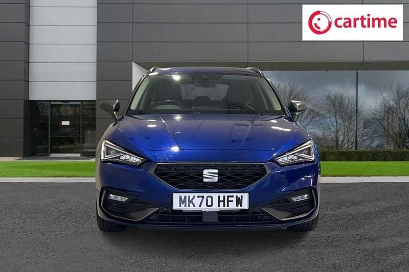 Used Seat Leon FR 130 HP (95 kW) 2020 Blue Estate