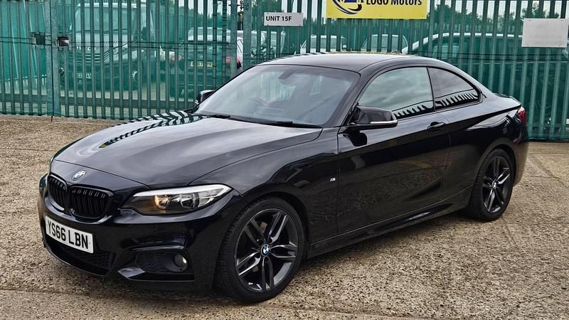 Black Used 2016 BMW 220 M Sport Coupe | £8,199 (Good price) - Image 1/4