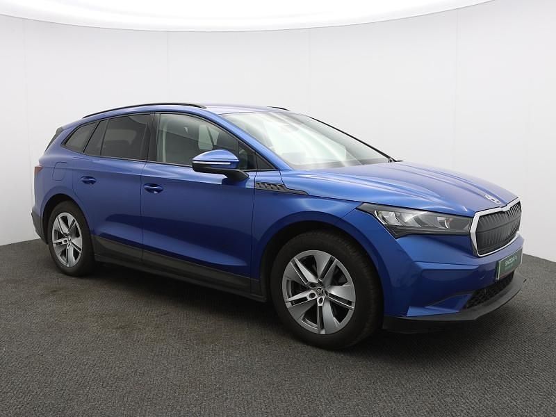 Used Skoda Enyaq iV ecoSuite 131 kW (179 HP) 2022 Blue SUV
