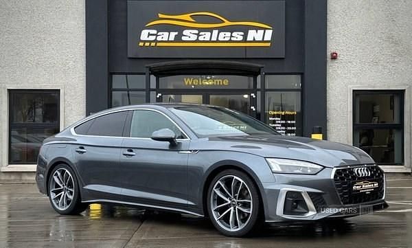 Used Audi A5 S-Line 161 HP (118 kW) 2023 Grey Hatchback