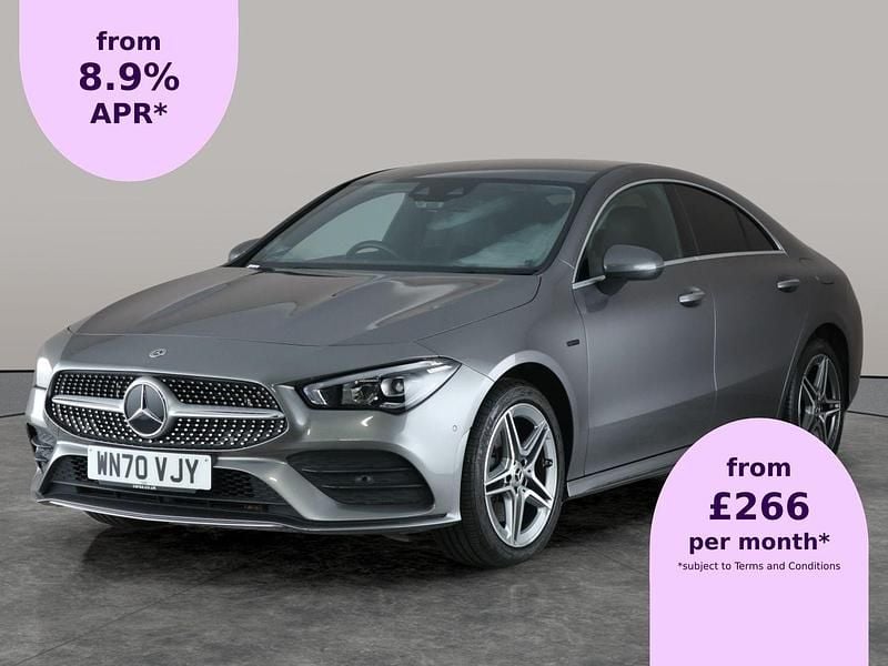 Grey Used 2020 Mercedes CLA250e AMG line Sedan | £19,626 (Good price) - Image 1/2