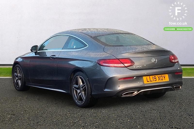 Used Mercedes C200 AMG line 184 HP (135 kW) 2019 Grey Coupe