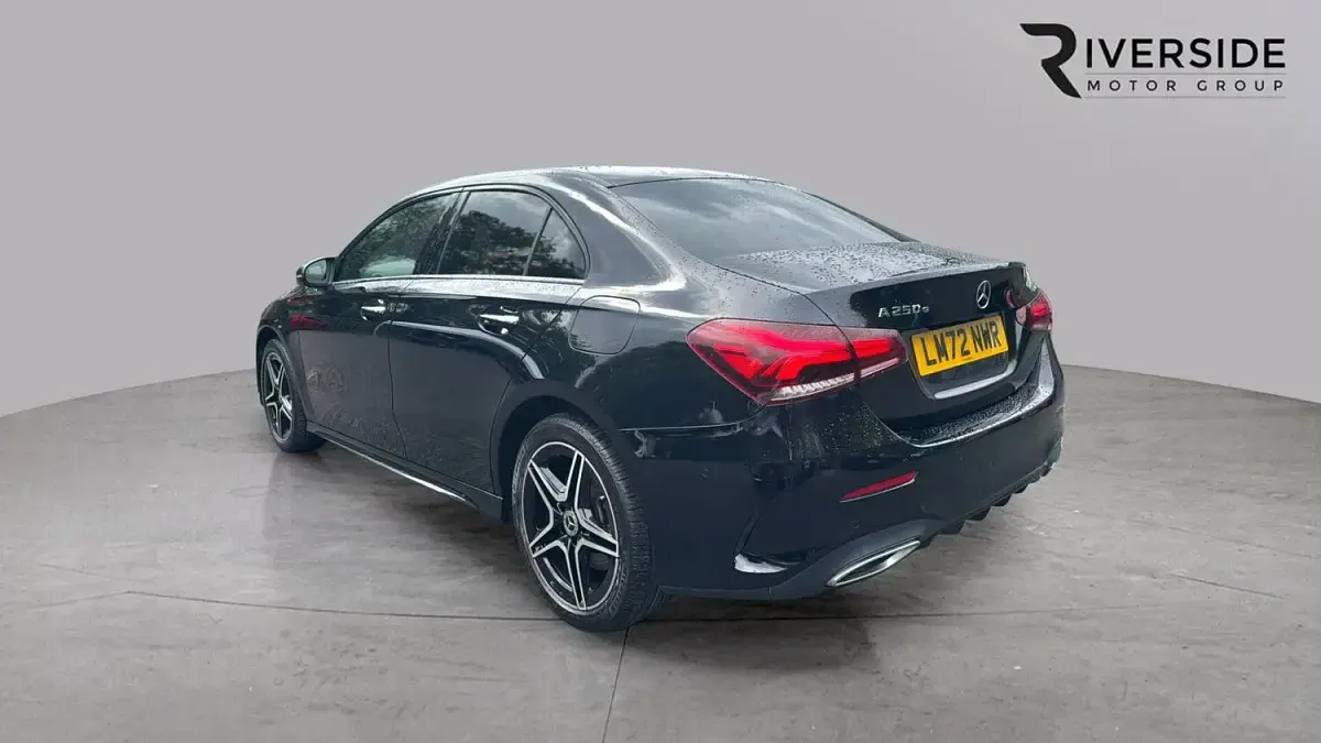 Used Mercedes A250 AMG Line Premium 218 HP (160 kW) 2022 Obsidian black Sedan