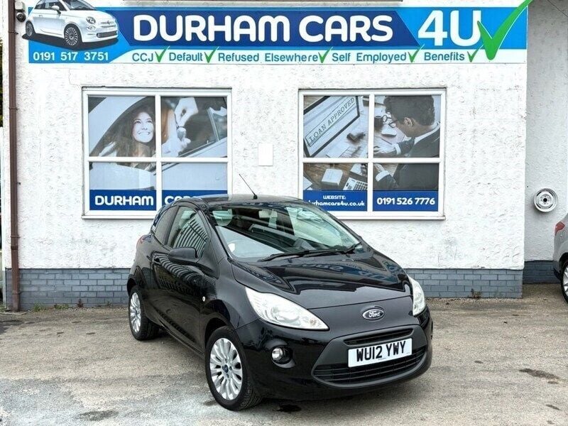 Black Used 2012 Ford Ka Zetec Hatchback | £2,999 (Fair price) - Image 1/4