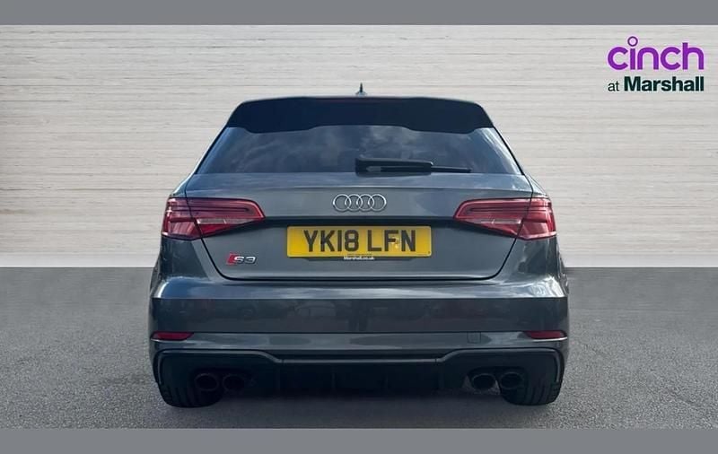 Used Audi S3 Sportback Black Edition 306 HP (225 kW) 2018 Grey Hatchback