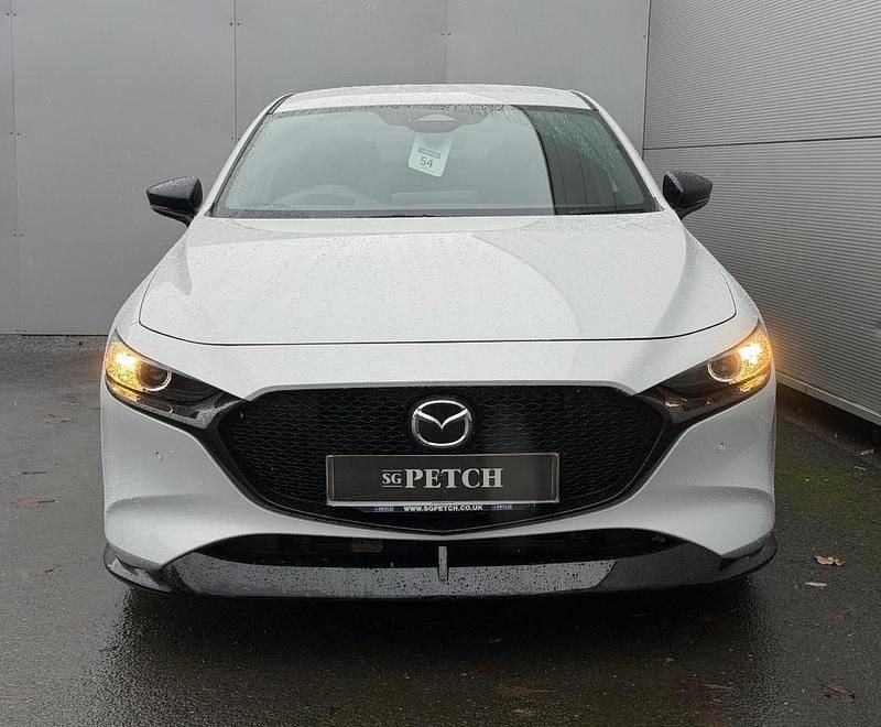 White Used 2025 Mazda 3 Homura-Line Hatchback | £20,995 - Image 1/4