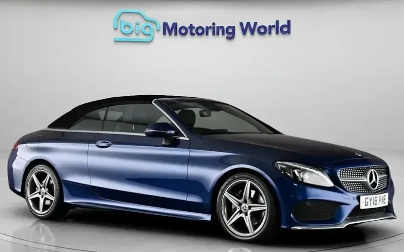 Used Mercedes C220 AMG line 170 HP (125 kW) 2018 Cabriolet