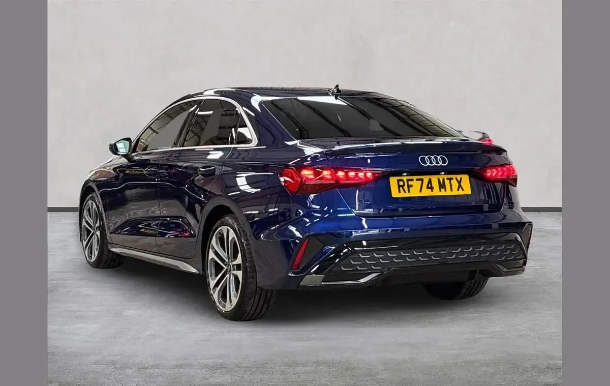 Used Audi A3 S-Line 150 HP (110 kW) 2025 Blue Sedan