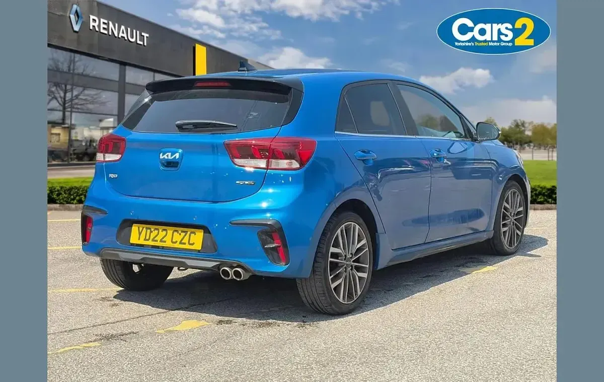 Used Kia Rio GT-Line S 117 HP (86 kW) 2022 Blue Hatchback