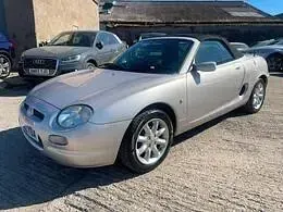 Used MG F 118 HP (86 kW) 2000 Silver Cabriolet