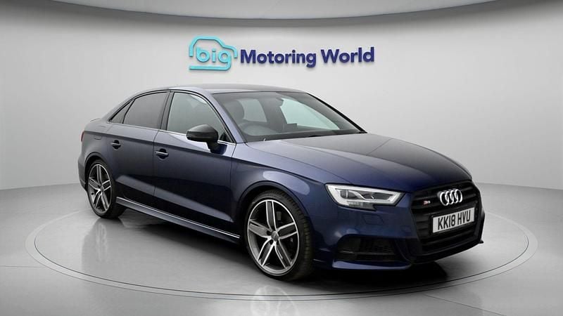 Used Audi S3 Black Edition 310 HP (228 kW) 2018 Blue Sedan