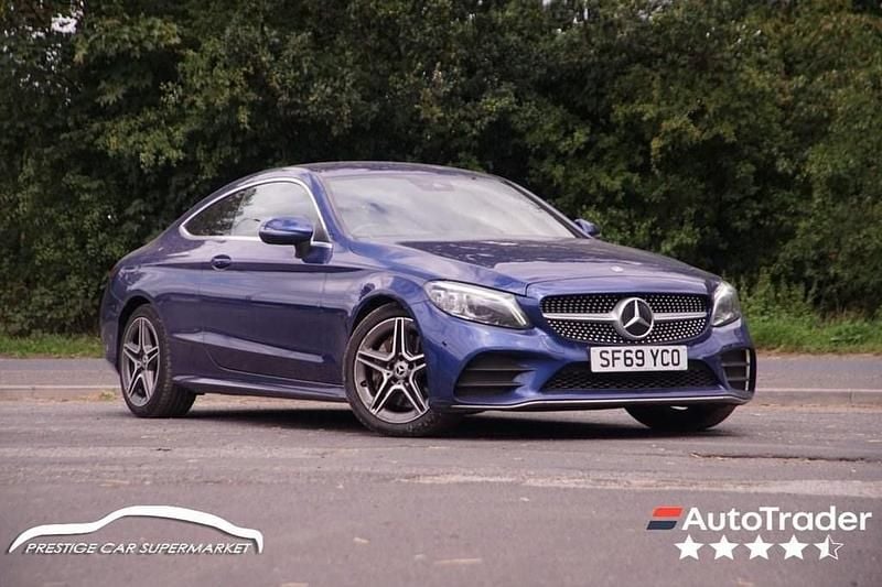 Blue Used 2019 Mercedes C300 AMG Line Premium Coupe | £18,199 (Fair price) - Image 1/4